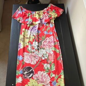ASOS size 14 floral midi dress
